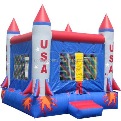 China Rental USA Skyrocket Castle Bounce House Commercial Jumping House Inflatable Bouncer For Adults Children for sale