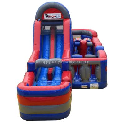 China Events/Birthday Parties/Corporate Team Building Parties/iXtreme Ninja Warrior Inflatable Obstacle Course Outdoor Racing Game Challenge Company Events For Kids Adults for sale