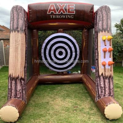 China Events/Birthday Parties/Corporate Team Building Parties/Commercial PVC Soft Ax Inflatable Game Throwing Targets Company Events with Blower for sale