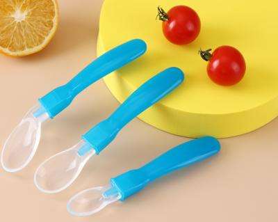 China silicone baby spoon baby feeding spoon for infants spoons baby utensils for sale