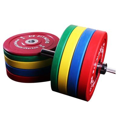 China Durable Gym Weights Plate Professional Weight Lifting Bumper Free Weights Barbell Plates for sale