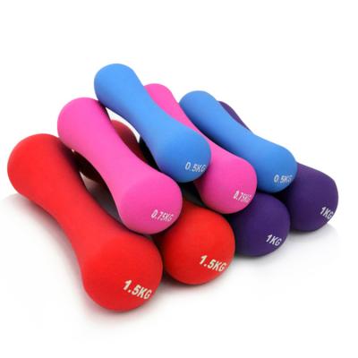 China High Quality Dumbbell Women's Yoga Practice Arm Muscle PVC Multicolor Adjustable Custom Dumbbells for sale