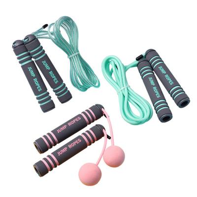 China Fat Burning PVC Jump Rope High Quality Double Function Jumping Cordless Jump Rope for sale