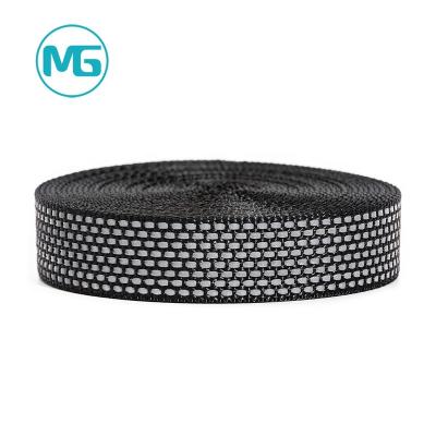 China Tetoron Reflective Popular High Quality Webbing 27mm Reflective Webbing Tape for sale