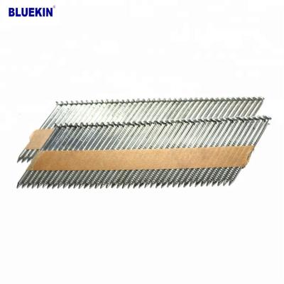 China Flatbed 34 Degree 3.33*90mm Galvanized Collated Strip Paper Framing Nails for sale