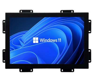 China Metal 21.5 Inch Industrial Metal Case LED / LCD Display Touch Open Frame Capacitive Touch Screen Moni for sale