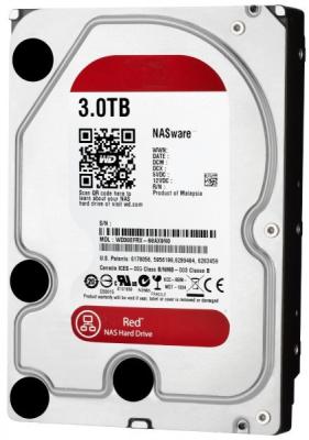 China Disco rígido vermelho interno 3TB do NAS de SATA WD com as 1 - 5 baías de movimentação WD30EFRX à venda