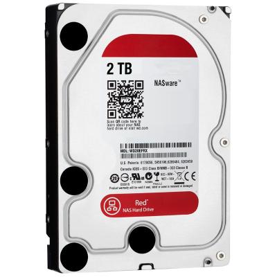 China Red NAS Hard Disk 2TB SATA 7200rpm Internal Hard Disk Drive WD20EFRX for sale