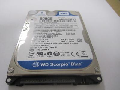 China WD Blue WD5000LPVX 2.5 inch Hard Drive for Desktop Notebook PC for sale