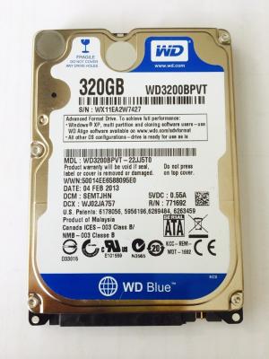 China WD3200BPVT Internal Notebook 2.5 inch SATA hard drive 5400 rpm for sale