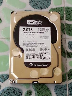 China 3.5 inch SATA Enterprises Server Internal Hard Drive 2TB WD2002FAEX for sale