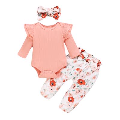 China Anti-Shrinkage Toddler Clothes Girl Stretching High Quality Girls Clothes Pantyhose Suit Two-Piece Set for sale