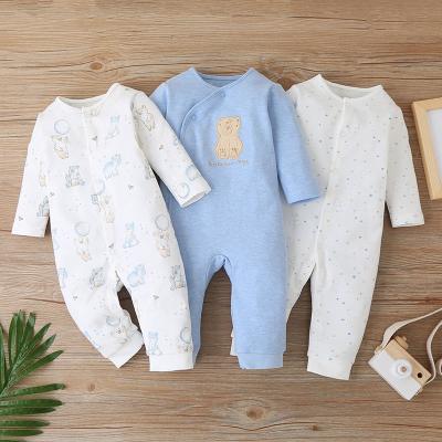 China 100% Cotton Designer Clothing Long Sleeve Jumpsuit Kid Overalls Bulk Clothing Baby Knit Clothes for sale