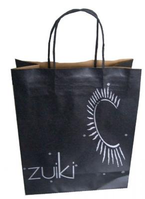 China Kraft Paper Shopping Bags With Handles for sale