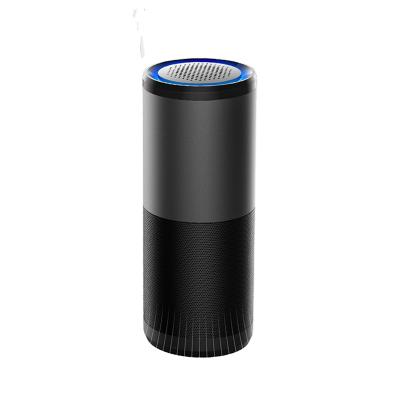 China Portable UV Sterilization USB Car Mini Air Purifier 3 Stage Filtration with Replaceable Filter for sale