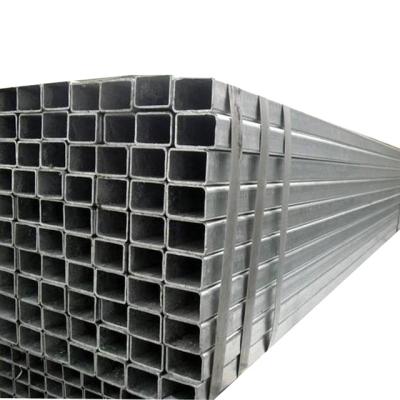 China Cold Rolled Liquid Pipe Pre Galvanized Welded Square/Rectangular Prefab Steel Pipe/Tube/Cavity Steel Pipe Section House Steel Pipe for sale