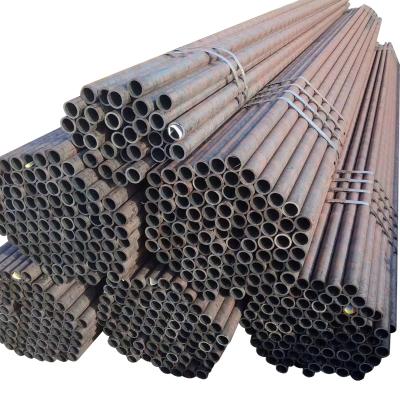 China Liquid pipe cold rolled ck45 st52 s45c e355 st52 steel honed 19mm round mild seamless carbon steel pipe and tube for sale