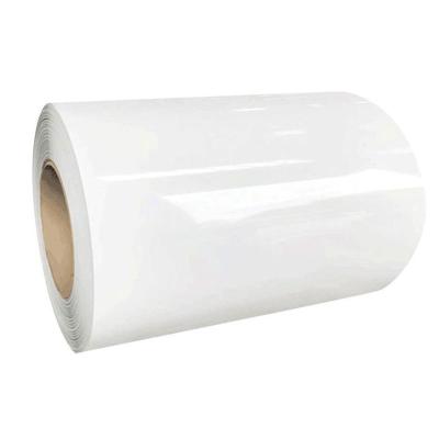 China Making Pipes ppgi Prepainted Galvanized Steel Coil 9016 White Color Code 0.4mm ppgl In Steel Coils Color Coated Steel PPGI for sale