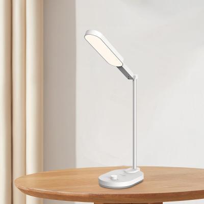 China Kamisafe Modern Touch Switch Control Qi Dimmable Student LED Wireless Charging Desk Lamp for sale