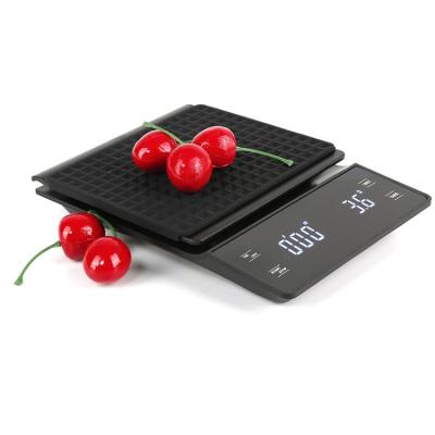 China With Scale Tray Timemore Coffee Scale Smart Digital Scale Pour Coffee Electronic Drip Coffee Scale With Timer for sale