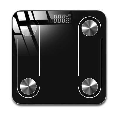 China Bathroom scales weikang bathroom body fat USB rechargeable glass scale for sale