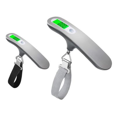 China ABS + Stainless Steel Electronic Portable 50KG/110LB Digital Luggage Scale With Belt Or Hook for sale