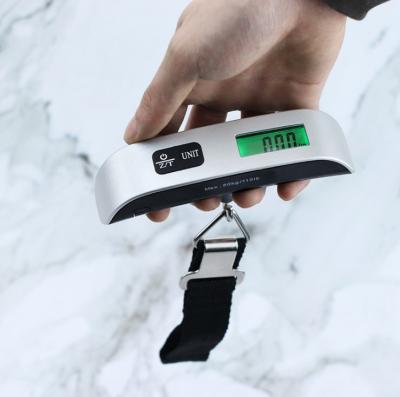 China ABS+stainless steel yongkang weikang electronic digital luggage scale with hook or belt for sale