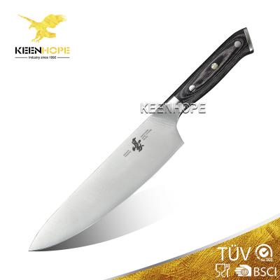 China 8 Inch Chef's Knife Sustainable High Quality Kitchen Knife EVA Gift Box OEM/ODM Knife Set Germany Din 1.4116 Stainless Steel HERO 60HRC for sale