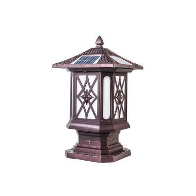 China Hot IP65 Waterproof Outdoor Villa/Patio/Garden/Scenic Area/Community Garden Die-Cast Waterproof Aluminum Garden LED Solar Garden Light for sale