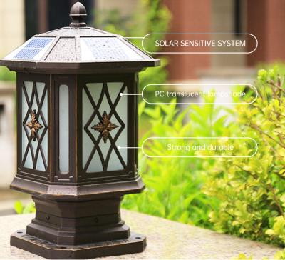 China Villa/Patio/Garden/Scenic Area/Community Yard Garden Solar Lawn Light Outdoor Solar Waterproof Energy Saving LED Lamp for sale