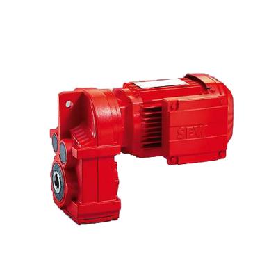 China Building Material Shops SEW Industrial Gearbox Motor R107DRN132M4/BE11TF 7.5KW Control Gear Reducer Helical Motor for sale