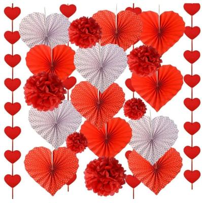 China Hot GiveU Amazon 22pcs Valentines Day Decorations Festival Decoration for sale