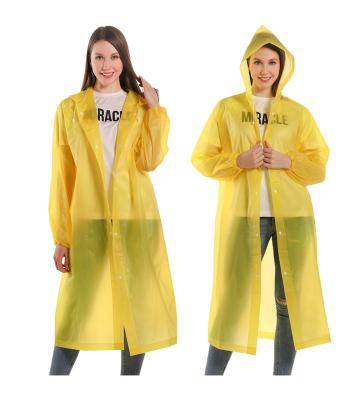 China 2023 New Reusable Colorful Raincoat Windproof Custom Raincoats Eva Rain Coat For Adult for sale