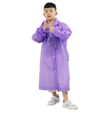 China Kids Promotion Waterproof Raincoats Cheap Raincoats EVA Colorful Raincoat School Coats for sale