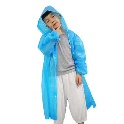 China Windproof Raincoat Manufacturers Promote Unisex Children With Foldable Bag Raincoat For Eva for sale