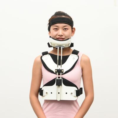 China Best Selling White Alloy Bracket One Size Head Neck And Chest Brace One Size for sale