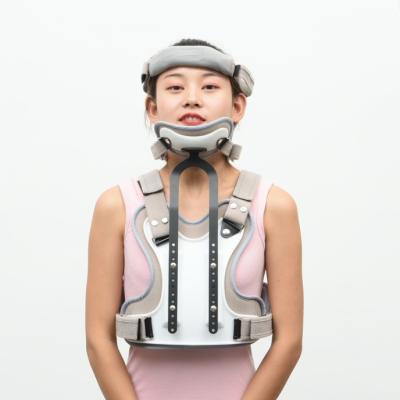 China Hot Selling Adjustable Breathable And Comfortable Head Neck And Chest Brace One Waist for sale