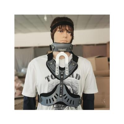 China New Design Orthopedic Neck And Chest Head Fixation Brace For Injuiry Relief Free Size for sale