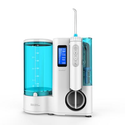 China Irrigador Oral de Ozônio Branco Flosser de Água Dental 240V Com Luz LED de Alta Pressão à venda