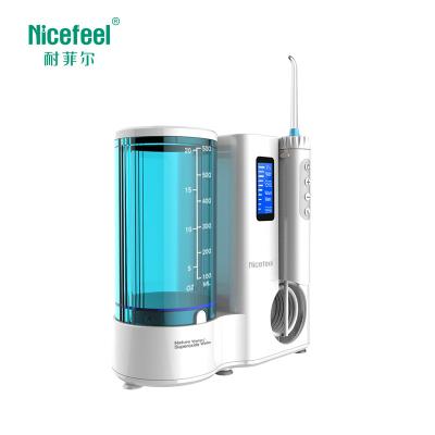 Cina Scelte elettriche orali dell'acqua del IPX 4 Nicefeel Irrigator per i denti con il generatore dell'ozono in vendita