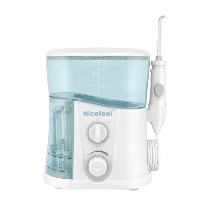 China Nicefeel Countertop Electric Oral Irrigator With 1000ml Water Tank for sale