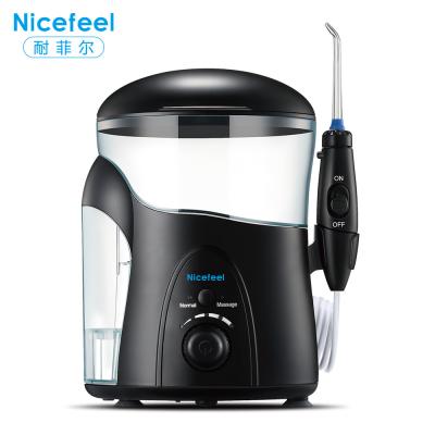 China Nicefeel pontas de 360 graus molha Flosser com o tanque de água UV do esterilizador 600ml à venda