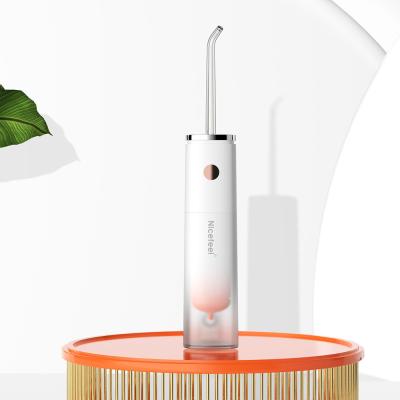 China OEM/ODM van Mini Pocket Water Flosser van het Nicefeel Vrouwelijke Ontwerp Te koop