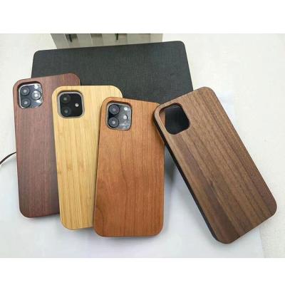 China Wholesale Shockproof High End Wood Accessories Blank Logo Wood Phone Case For Custom Made 12 xs 8plus for sale