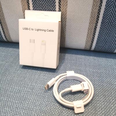 China Fast Charging Ship 2021 Hot Sale For iPhone PD Usb Date Cable 1M High Quality PD 18W Charing Cable Fast To Light To Type-C USB-C Cable for sale