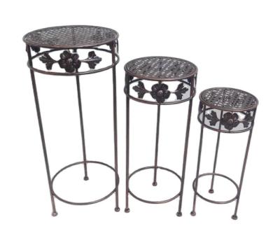 China China Promotional Metal Garden Round Flower Stand Manufacturer for sale