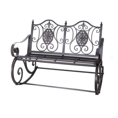 China Hot Sales Outdoor High Quality Outdoor Decorative Patio Furniture Rocking Bench for sale