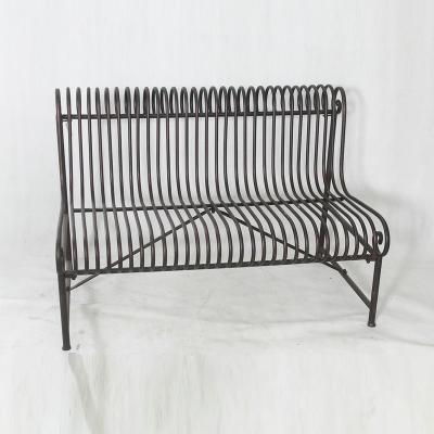 China Outdoor Furniture Metal Garden Bench Iron Antique Curved Park Bench For Rest Comfortable Bench Made Of Good Quality Iron Material for sale