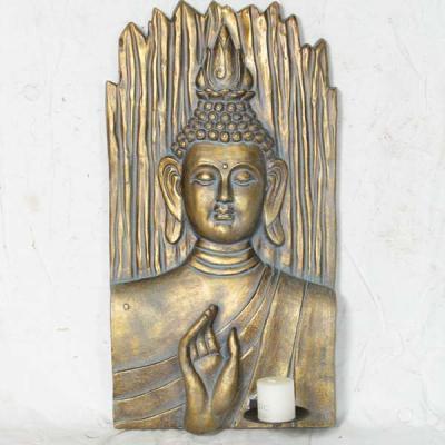 China Europe Polyresin Wall Hanging Buddha Decoration Supplier for sale