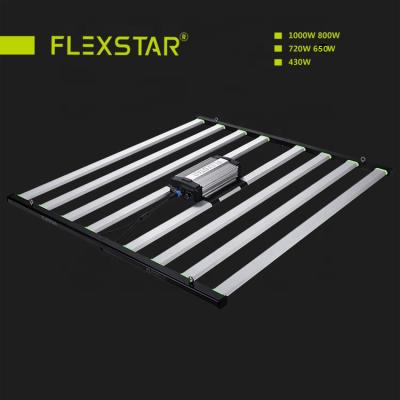 China Dimming Button Or By Controller Flexstar 800W 4*6ft 2240 Umol/s Dimmable Greenhouse 800 Watt LED Grow Light Full Spectrum for sale